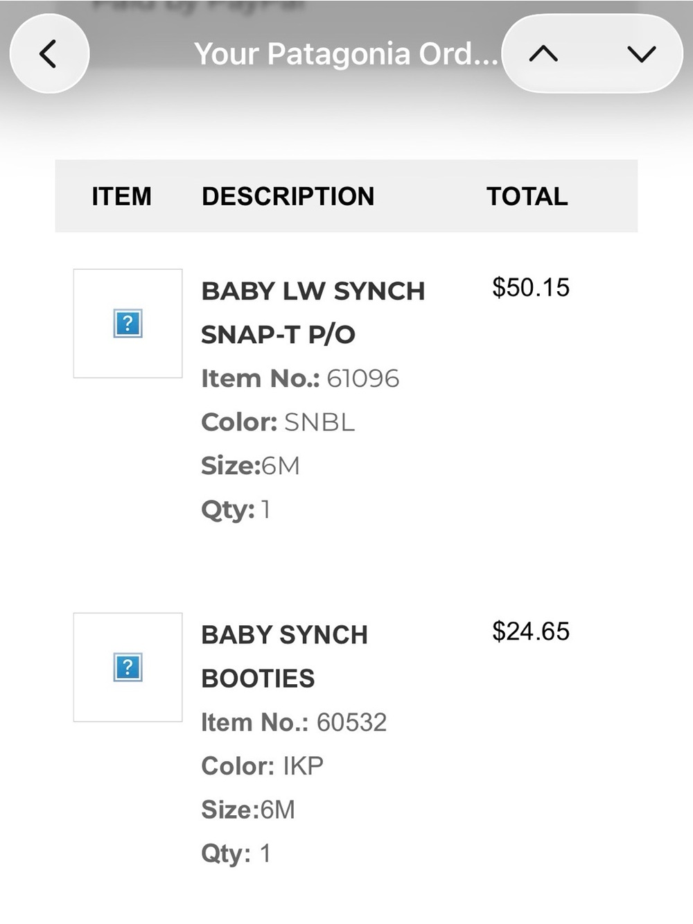 Patagonia Infant Fleece Pullover and Booties, 3-6 Months - Picture 6 of 6